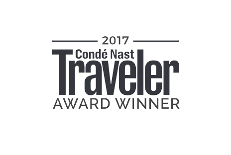 2017 Conde Nast Traveler Award Winner