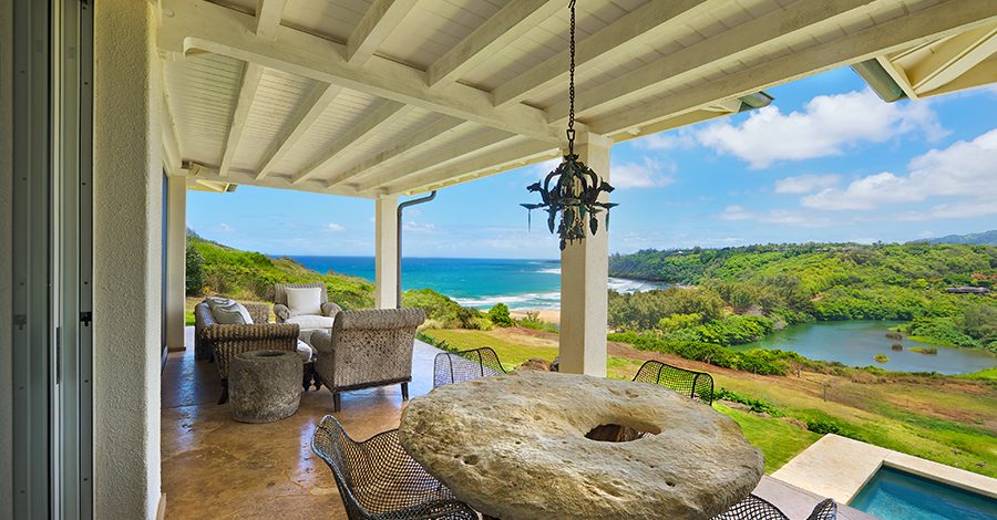 Daydream - Patio with view of ocean - Hawaii Vacation Home