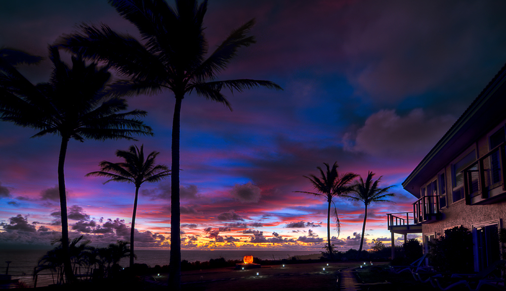Kauai Serenity - Dusk - Kauai Vacation Home