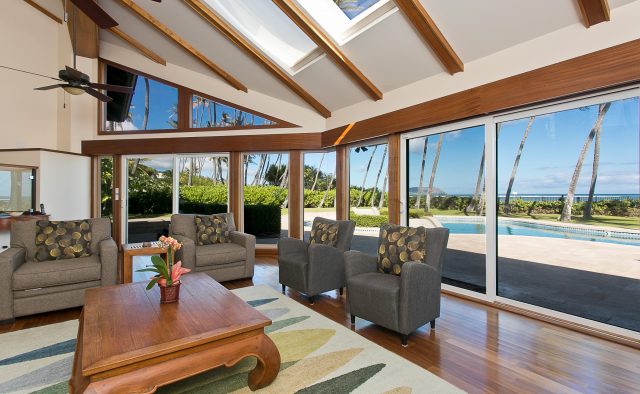 Majestic Kahala Luxury Home Rental - Living Room - Hawaii Hideaways