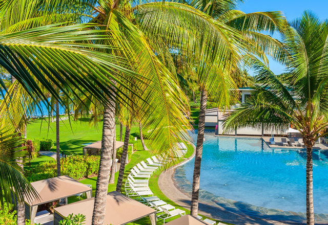 Amore Aloha Villa 8113 Andaz - Pool view from patio - Luxury Maui Home