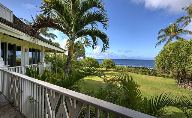Mango Crush - Deck railing - Kauai Vacation Home