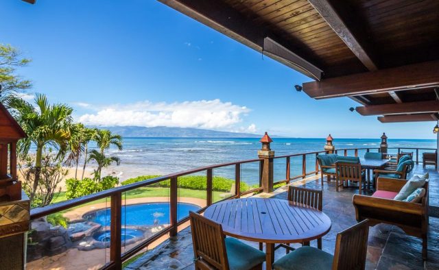 Bali Kaha - First story Patio view - Maui Vacation Home