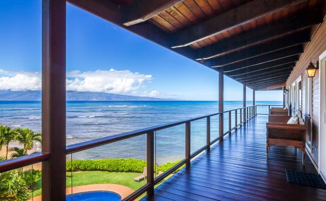 Bali Kaha - Second story back deck view - Maui Vacation Home
