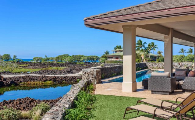 Beach Elegance - Backyard View - Hawaii Vacation Home