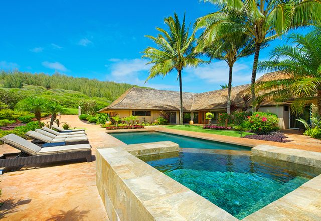Star Steps - Pool - Hawaiian Luxury Vacation Home