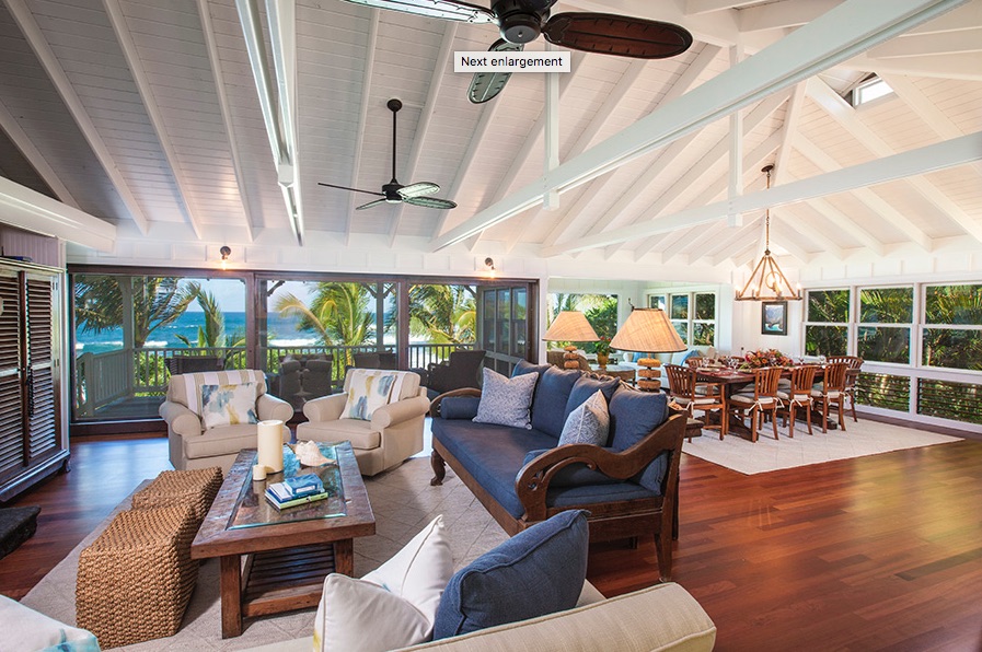 Beach Terrace - Living area 2 - Hawaii Vacation Home