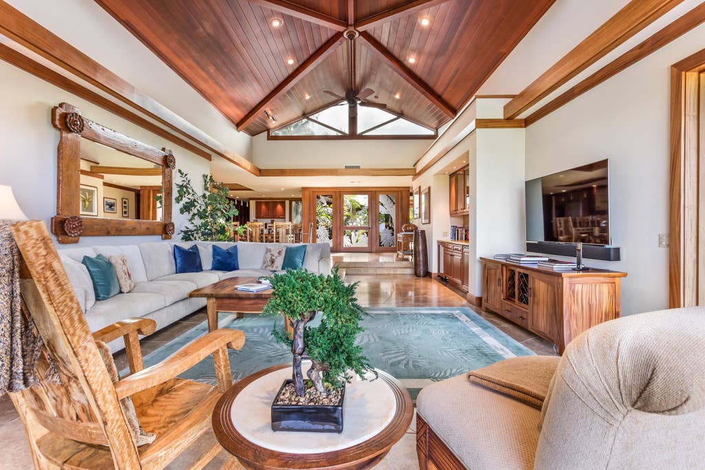 Hualalai Pakui - Living area - Hawaii Vacation Home