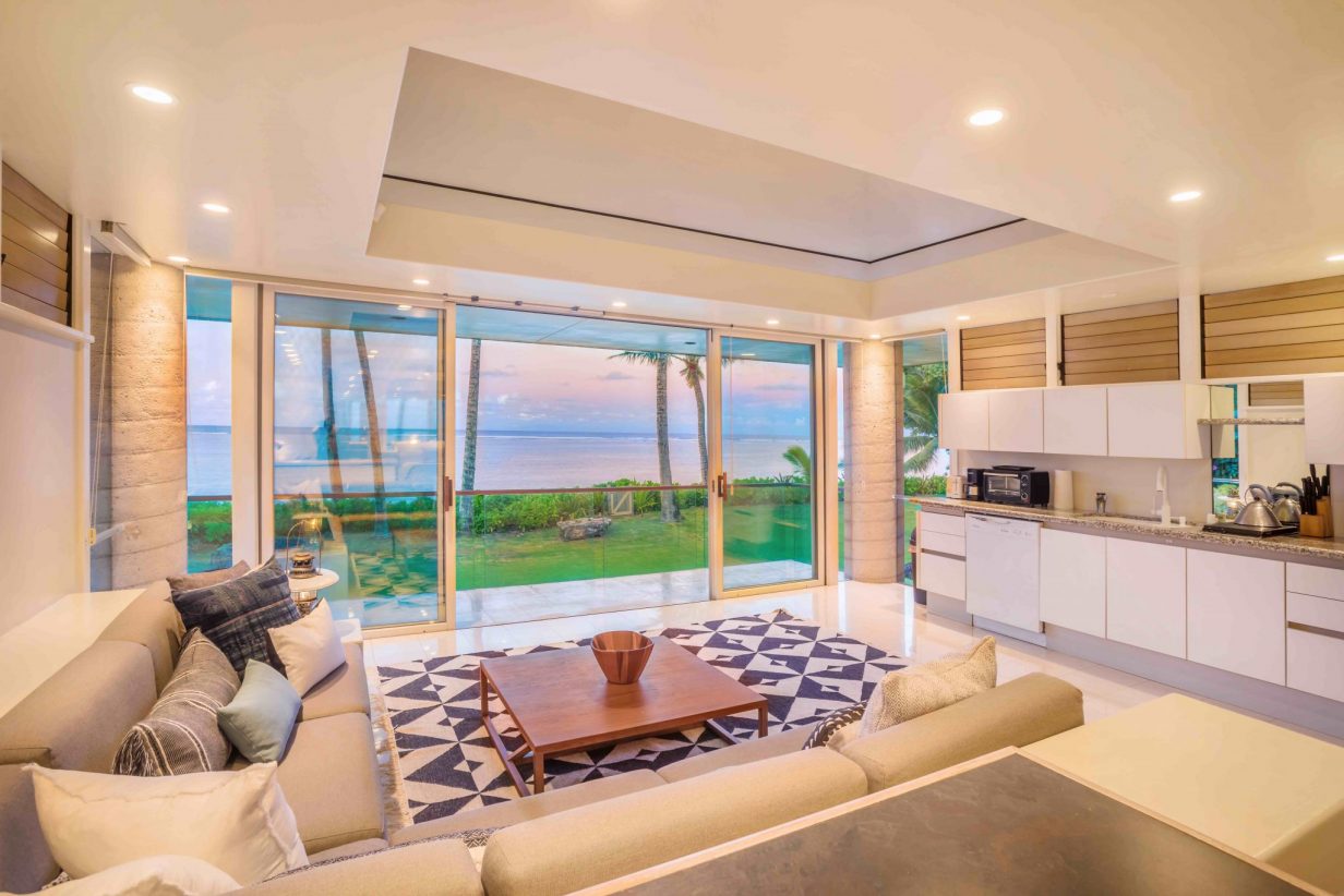 Simply Anini - Living Room - Hawaiian Luxury Vacation Home