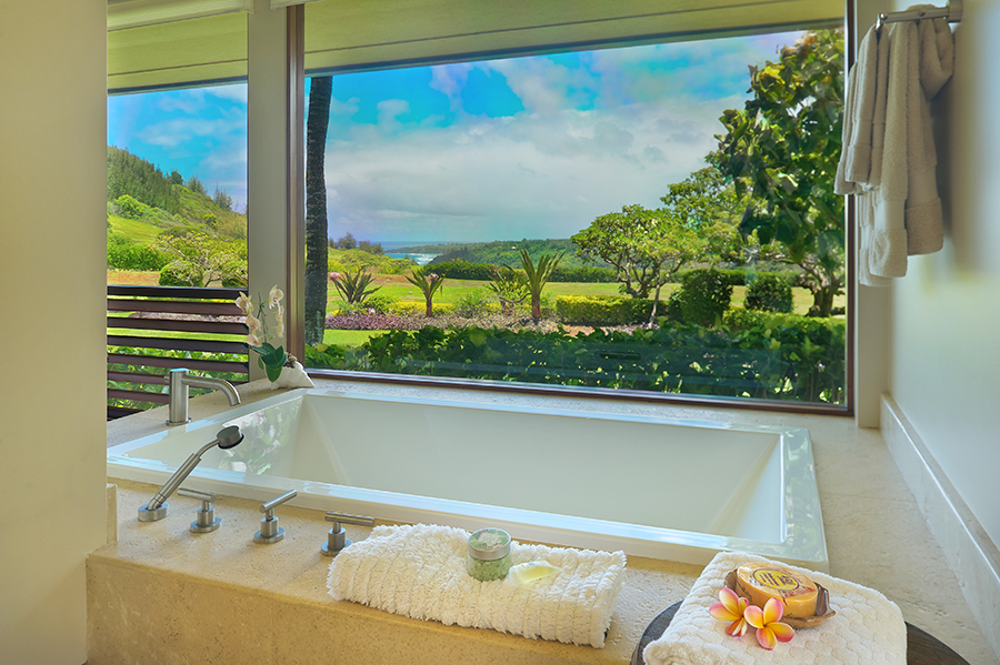 Star Steps - Bathroom - Hawaiian Luxury Vacation Home