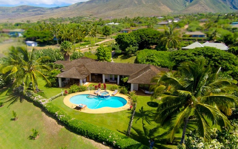 Misty Rose - Aerial View of home 2 - Maui Vacation Home