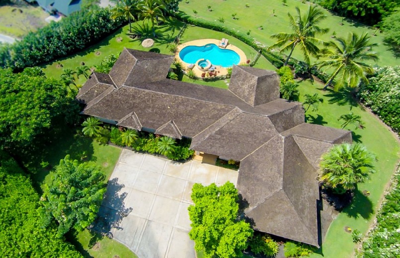 Misty Rose - Aerial View of home - Maui Vacation Home