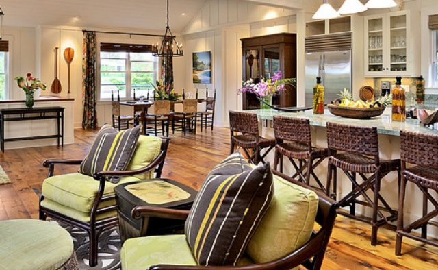 Beach Slippers - Kitchen and living area - Hawaii Vacation Home