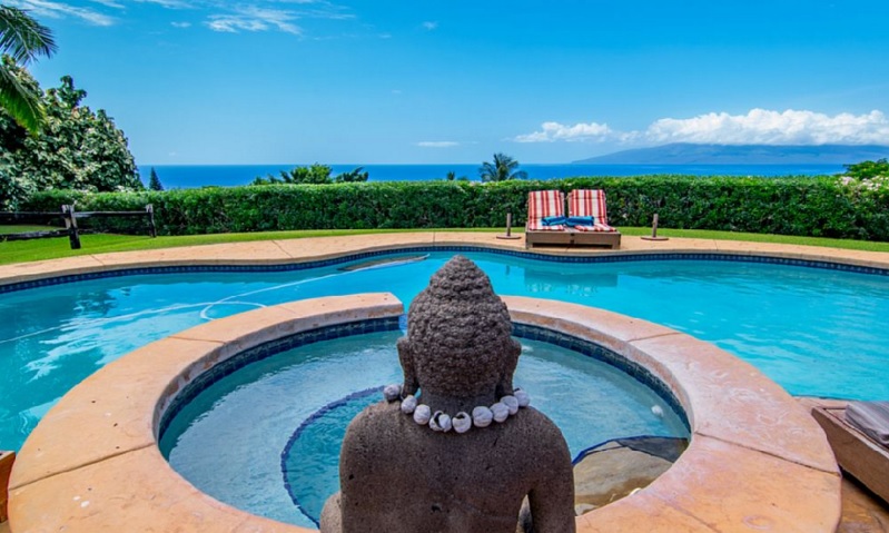 Misty Rose - Pool and Hot tub - Maui Vacation Home