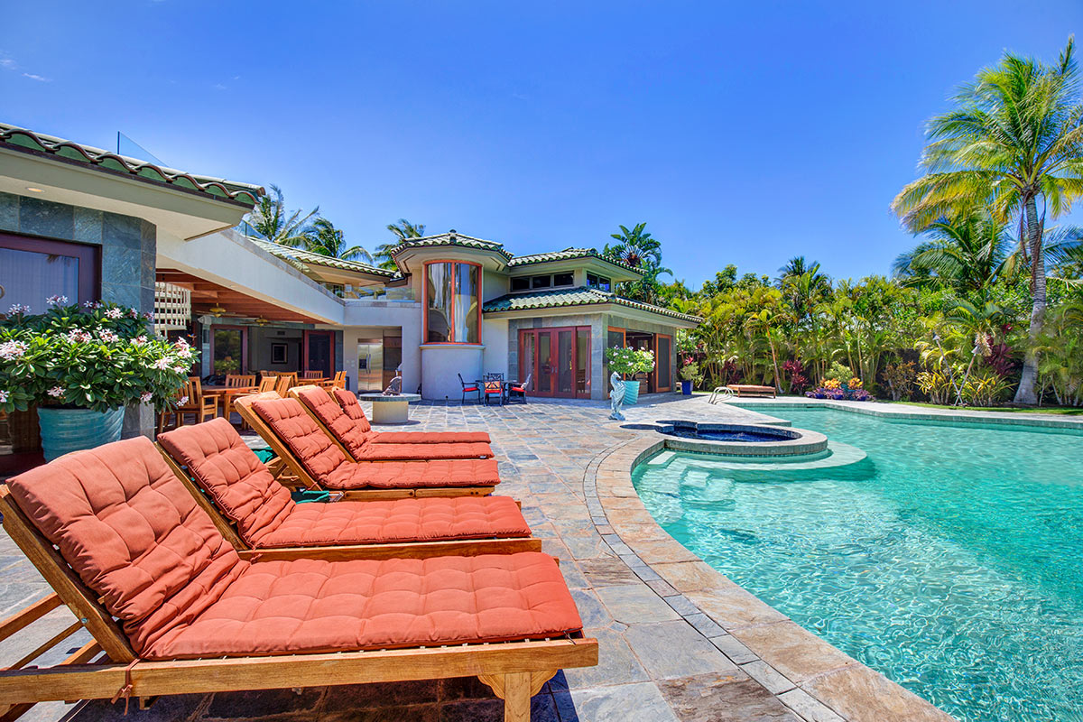 Sun Ray - Swimming Pool - Hawaiian Luxury Vacation Home