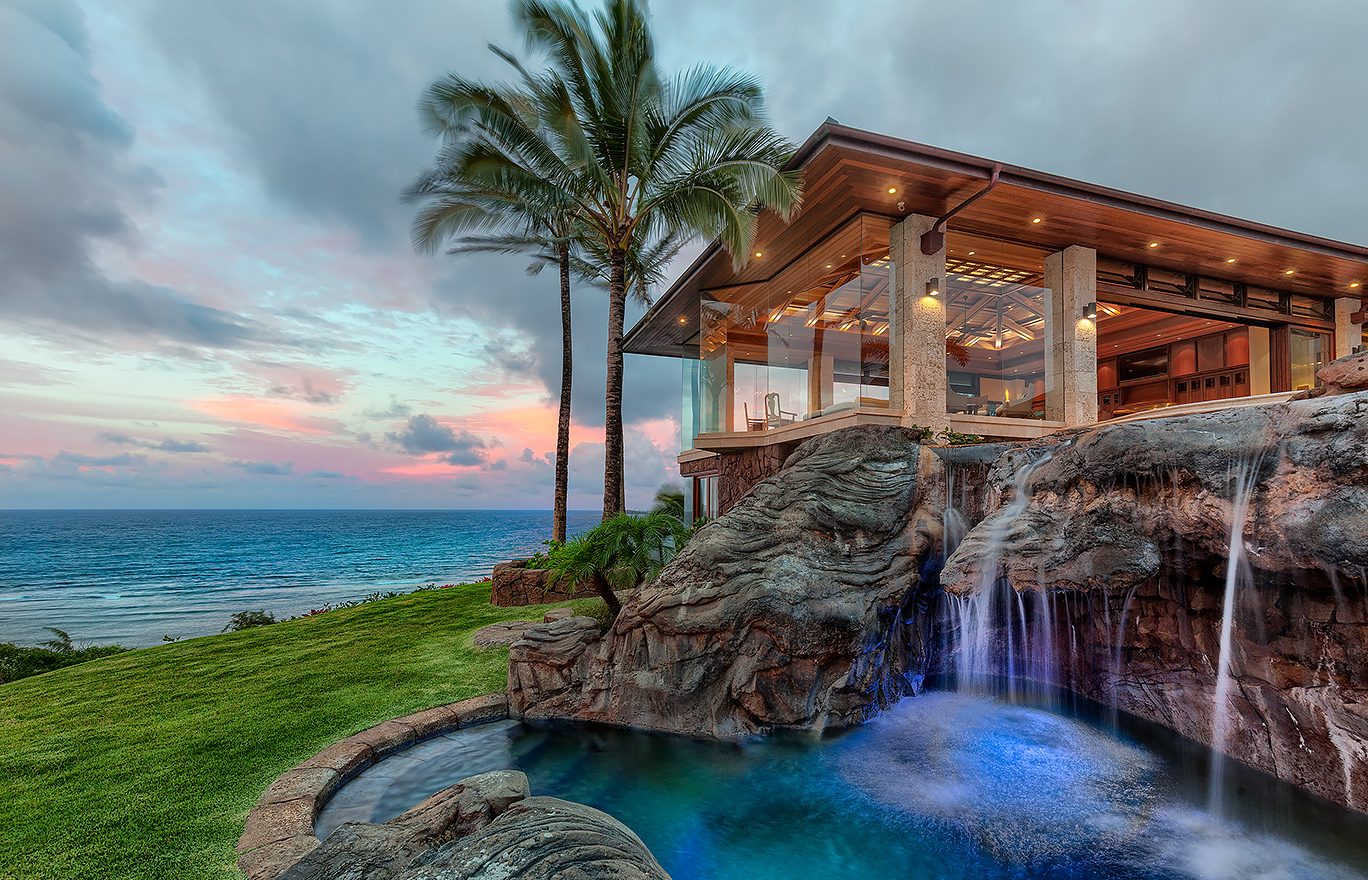 Goddess of the Sea - Waterfall Feature - Hawaii Vacation Home