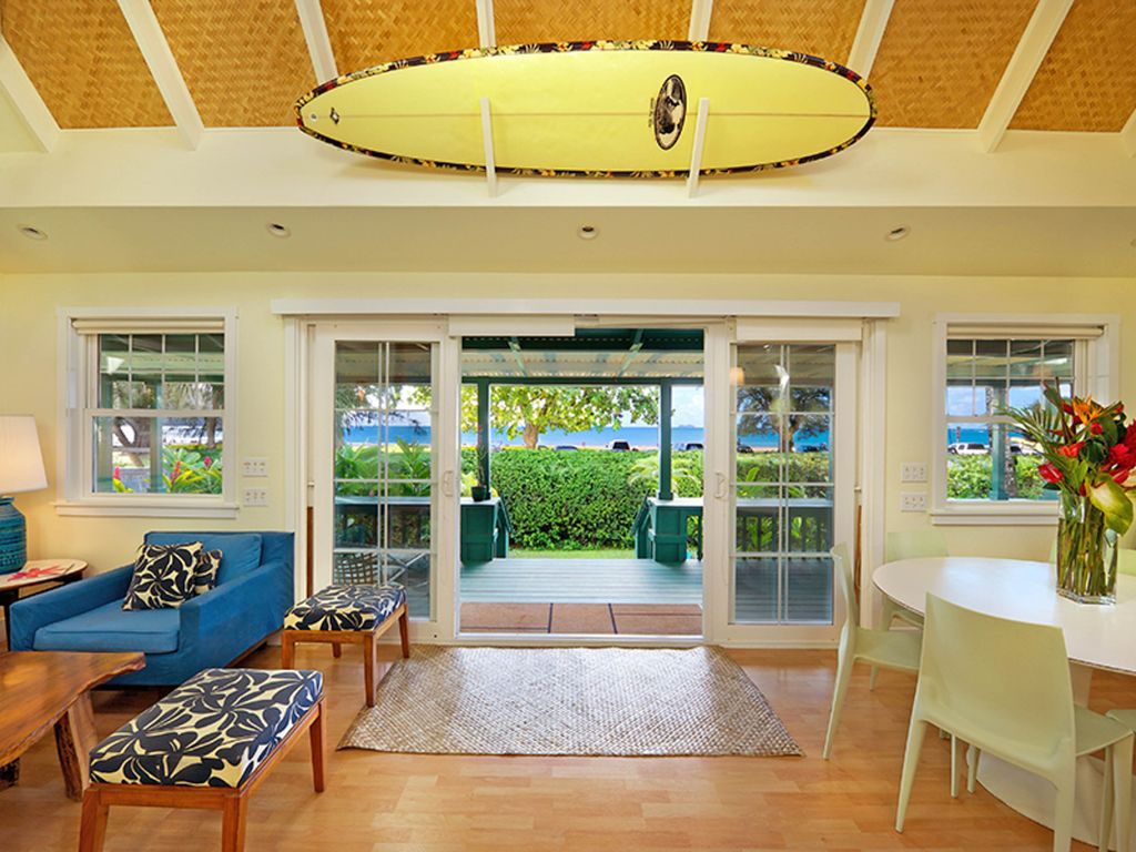 Natural Harmony - Living area connected to deck - Kauai Vacation Home
