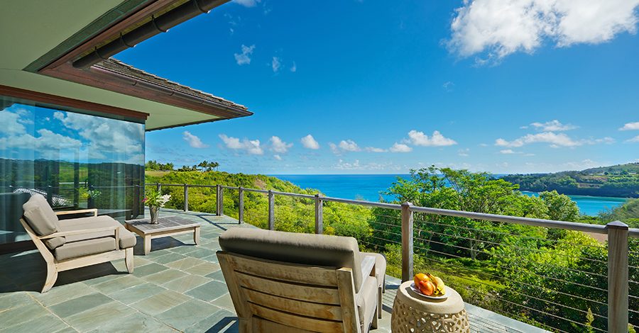 Lavishly Teak - Balcony View of the ocean - Kauai Vacation Home