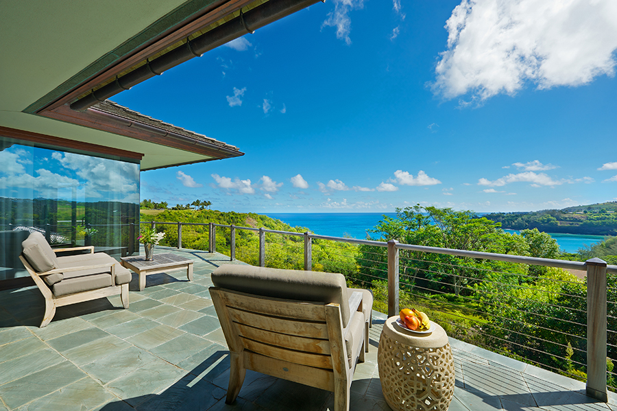 Lavishly Teak - Balcony View of the ocean - Kauai Vacation Home