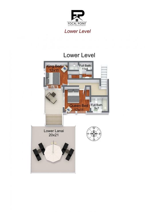 Kehaulani - Floorplan 2 - Oahu Vacation Home
