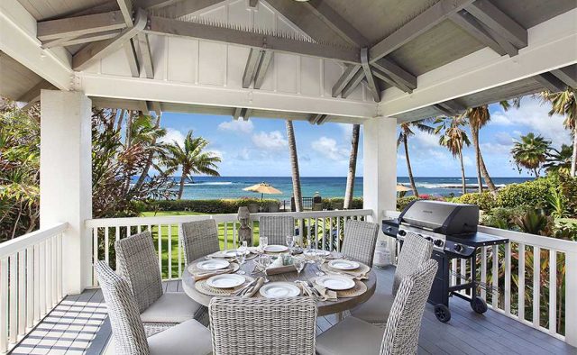 Costal Escape - Patio dining area with outdoor grill - Kauai, Hawaii Vacation Home