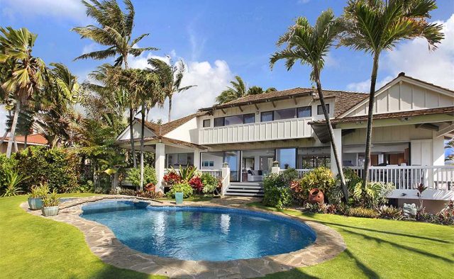 Costal Escape - Rear view of home - Kauai, Hawaii Vacation Home