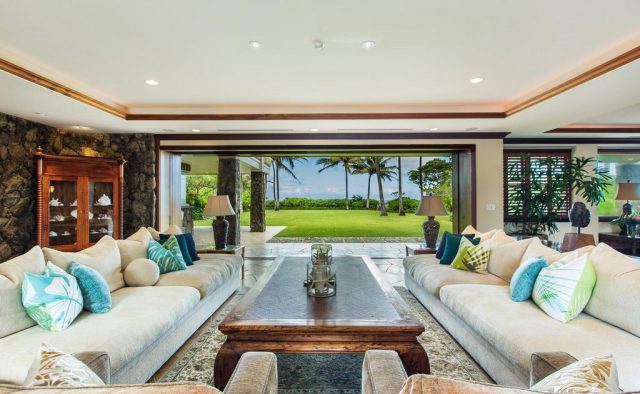 Timeless Jewel - Living Room view - Kailua Vacation Home on Oahu
